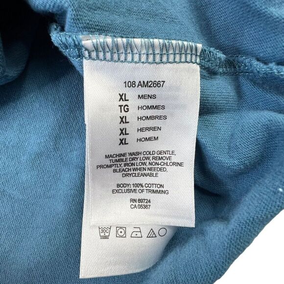 Columbia Sportswear Mens‎ T Shirt Size XL Blue Short Sleeve Shirt AM2667 Outdoor - Picture 5 of 7